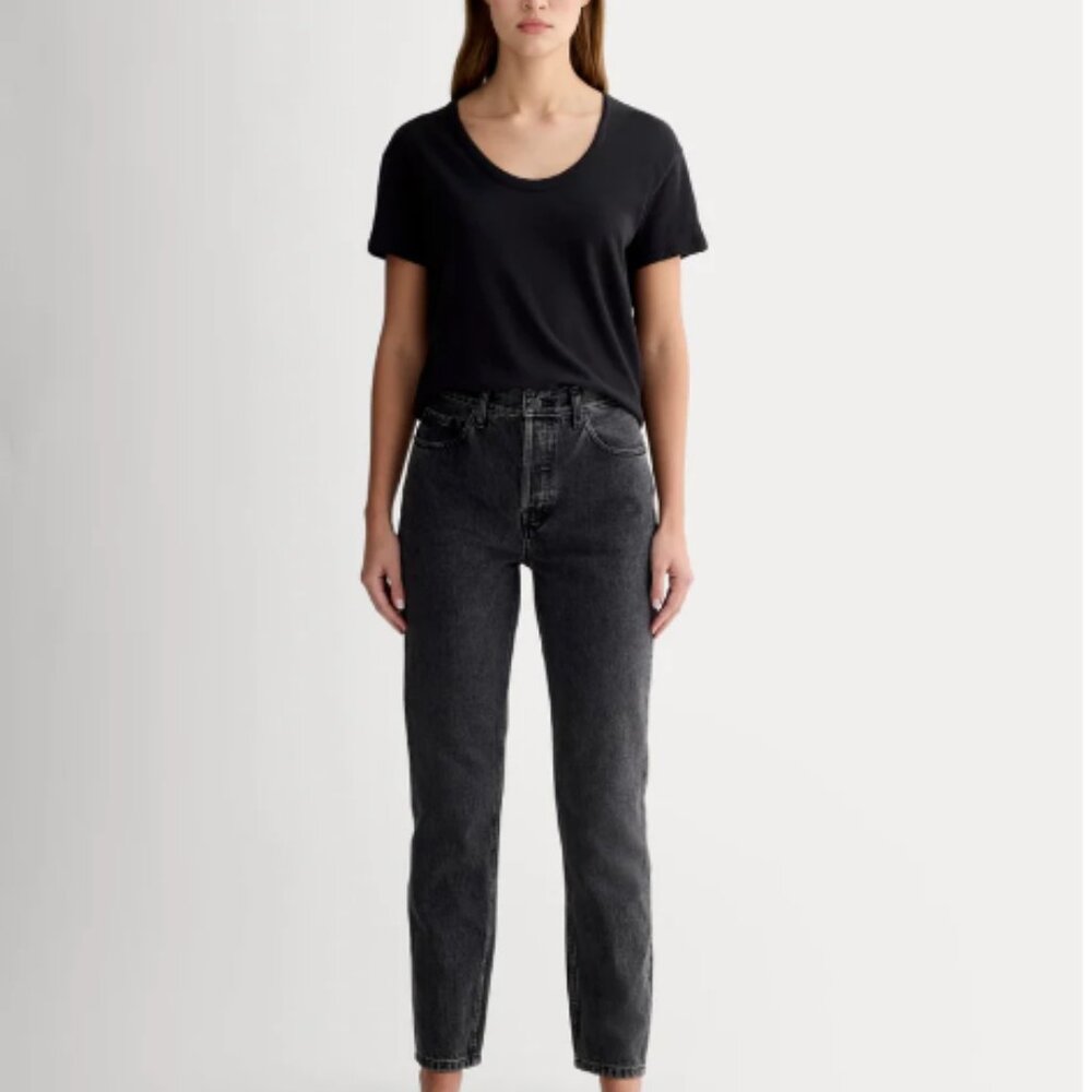 Everlane NWT The ’90s Cheeky® Jean size 26 Black/Charcole
